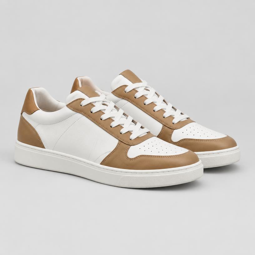Leather sneakers